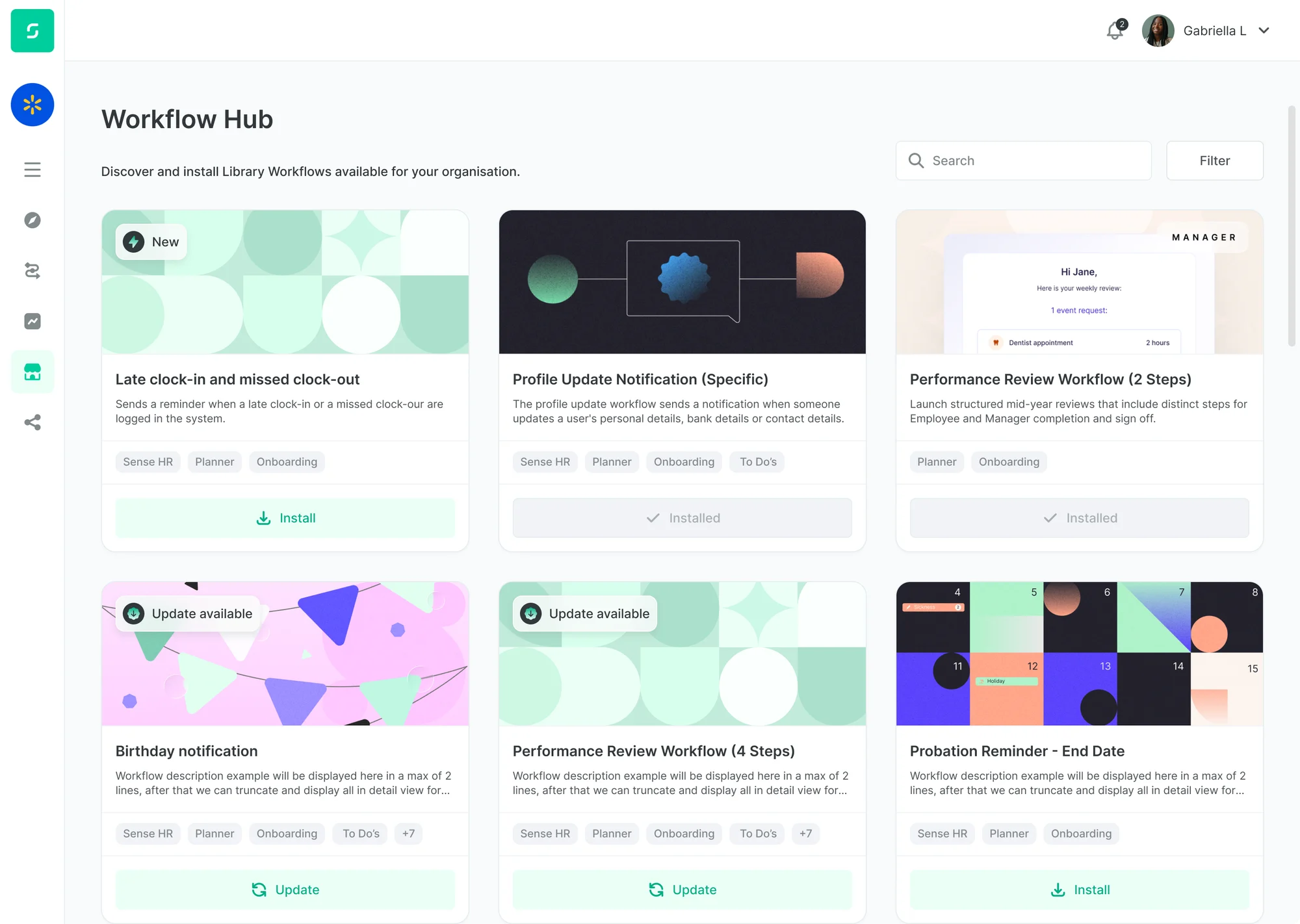 Workflow builder canvas